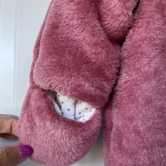 •Wippette• NWT Baby Fleece One Piece Outerwear - Size 6/9 Months - Picture 4 of 10